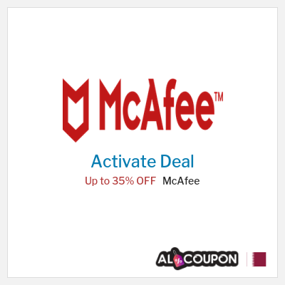 Special Deal for McAfee Up to 35% OFF