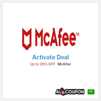 Special Deal for McAfee Up to 35% OFF