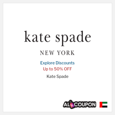 Sale for Kate Spade Up to 50% OFF