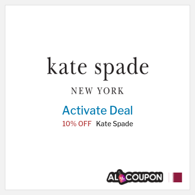 Special Deal for Kate Spade (Sign up to mailing list) 10% OFF