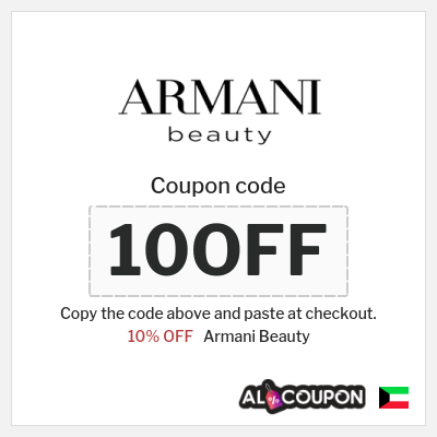 Coupon discount code for Armani Beauty 10% OFF