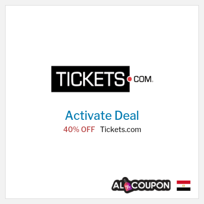 Special Deal for Tickets.com 40% OFF