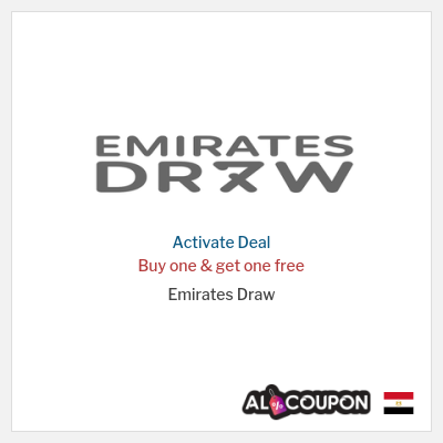 Coupon discount code for Emirates Draw Buy one & get one free