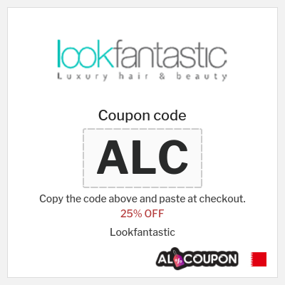 Coupon for LookFantastic (ALC) 25% OFF