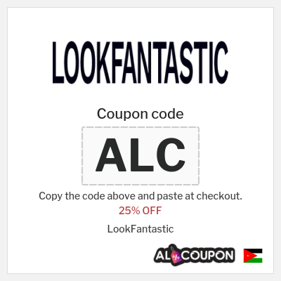 Coupon for LookFantastic (ALC) 25% OFF