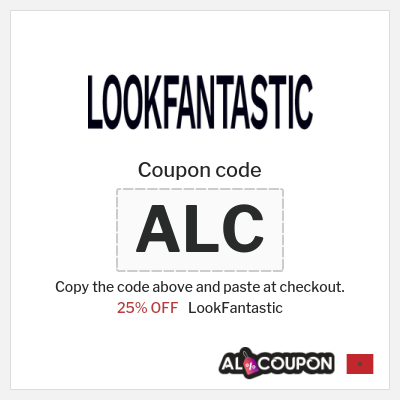 Coupon for LookFantastic (ALC) 25% OFF