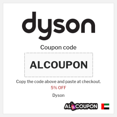 Coupon discount code for Dyson 5% OFF