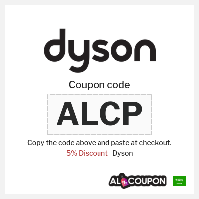 Coupon discount code for Dyson 5% Exclusive Coupons