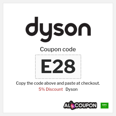 Coupon discount code for Dyson 5% Exclusive Coupons