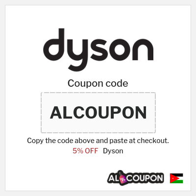 Coupon discount code for Dyson 5% Exclusive Coupons