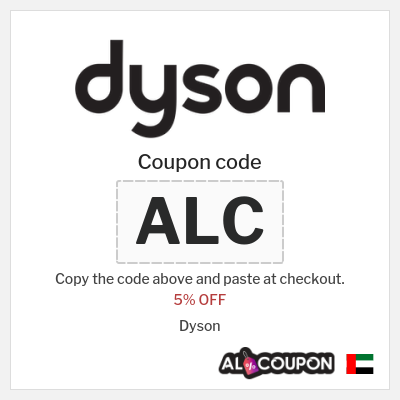 Coupon for Dyson (ALC) 5% OFF