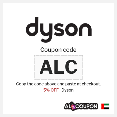 Coupon for Dyson (ALC) 5% OFF