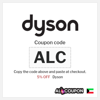 Coupon for Dyson (ALC) 5% OFF