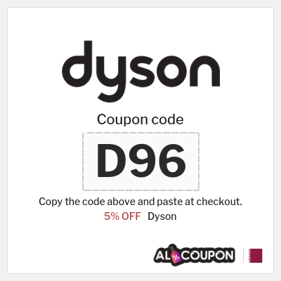 Coupon for Dyson (D96) 5% OFF