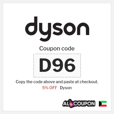 Coupon for Dyson (D96) 5% OFF