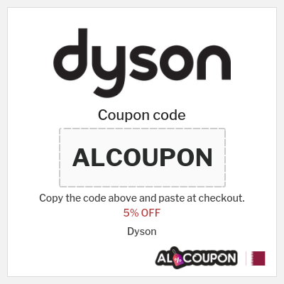 Coupon for Dyson (ALCOUPON) 5% OFF