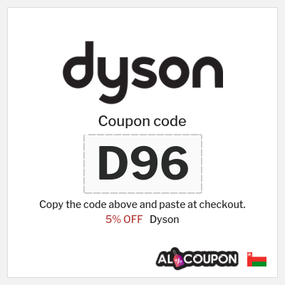 Coupon for Dyson (D96) 5% OFF