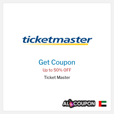 Coupon for Ticket Master Up to 50% OFF