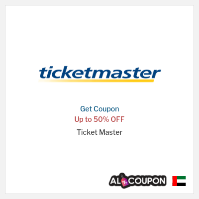 Coupon for Ticket Master Up to 50% OFF