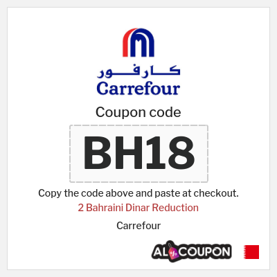 Coupon discount code for Carrefour