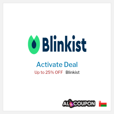 Coupon discount code for Blinkist Up to 25% OFF
