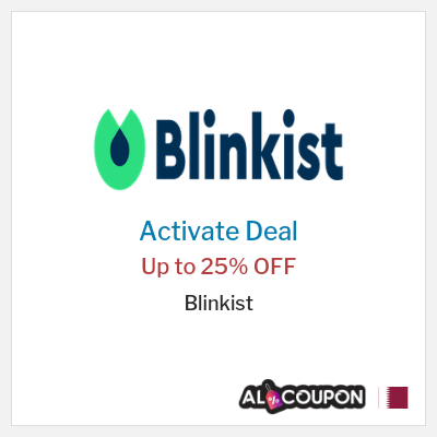 Coupon discount code for Blinkist Up to 25% OFF