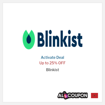 Coupon discount code for Blinkist Up to 25% OFF