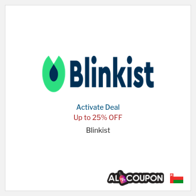 Coupon discount code for Blinkist Up to 25% OFF