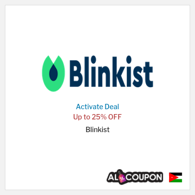 Coupon discount code for Blinkist Up to 25% OFF