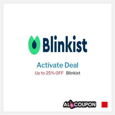 Special Deal for Blinkist Up to 25% OFF