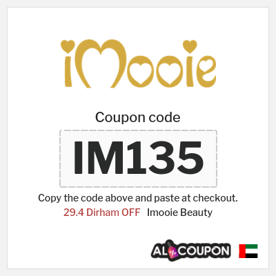 Coupon discount code for Imooie Beauty 29.4 Dirham OFF