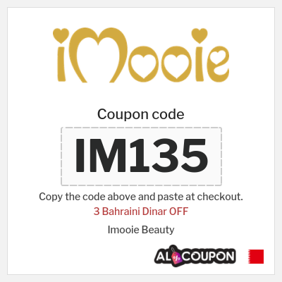 Coupon discount code for Imooie Beauty 3 Bahraini Dinar OFF