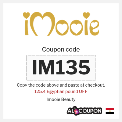 Coupon discount code for Imooie Beauty 125.4 Egyptian pound OFF