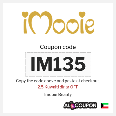 Coupon discount code for Imooie Beauty 2.5 Kuwaiti dinar OFF