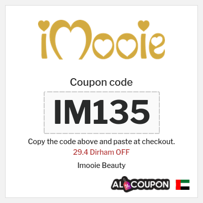 Coupon discount code for Imooie Beauty 29.4 Dirham OFF