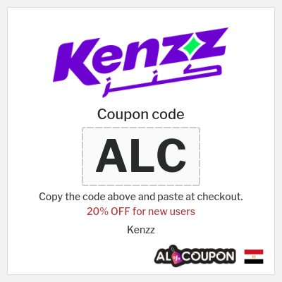 Coupon for Kenzz (ALC) 20% OFF for new users