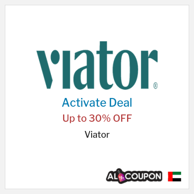 Coupon discount code for Viator Up to 30% OFF