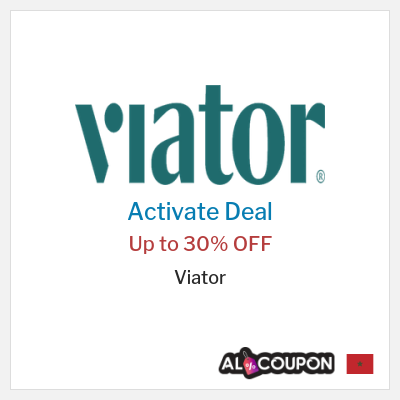 Coupon discount code for Viator Up to 30% OFF