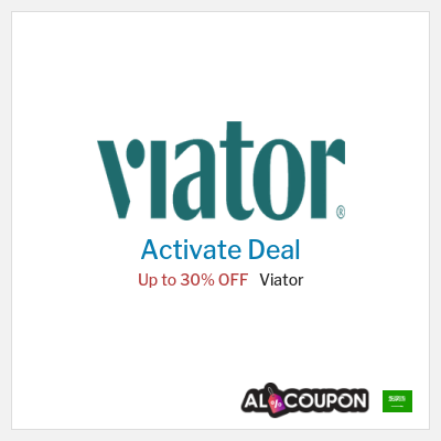 Coupon discount code for Viator Up to 30% OFF