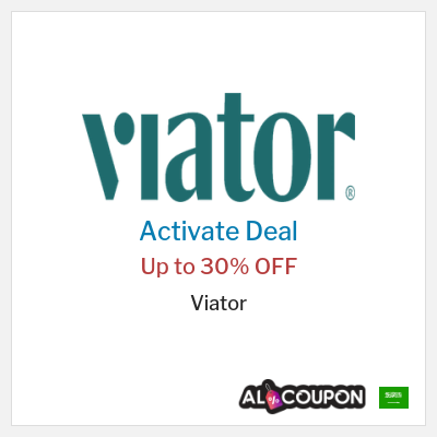 Coupon discount code for Viator Up to 30% OFF