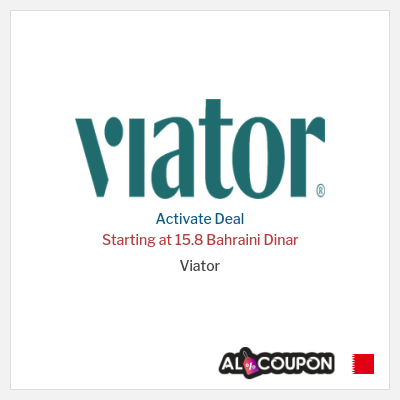 Special Deal for Viator Starting at 15.8 Bahraini Dinar