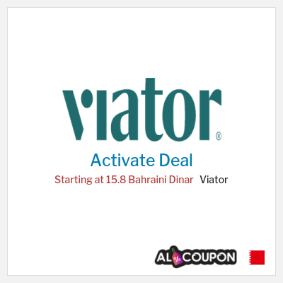 Special Deal for Viator Starting at 15.8 Bahraini Dinar