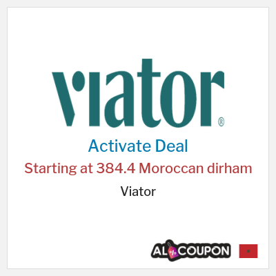 Special Deal for Viator Starting at 384.4 Moroccan dirham