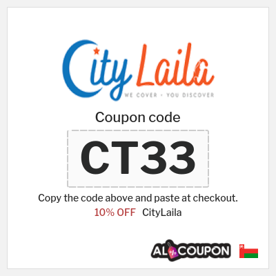 Coupon discount code for CityLaila 10% OFF