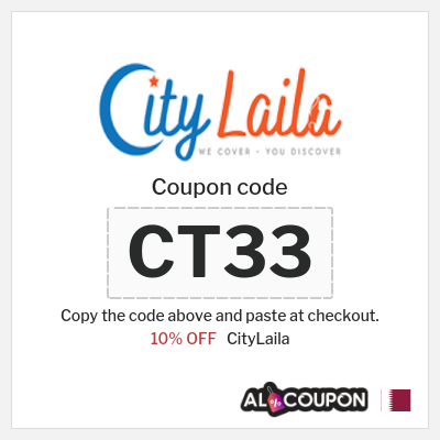 Coupon for CityLaila (CT33) 10% OFF