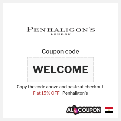 Coupon for Penhaligon's (WELCOME) Flat 15% OFF