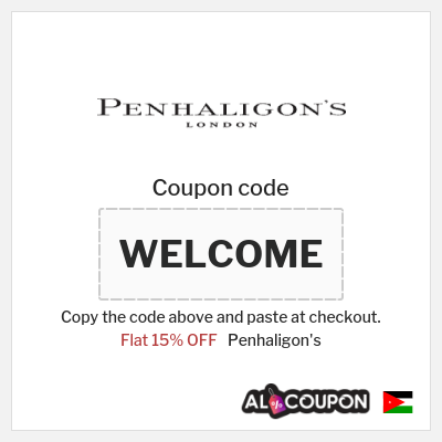 Coupon for Penhaligon's (WELCOME) Flat 15% OFF