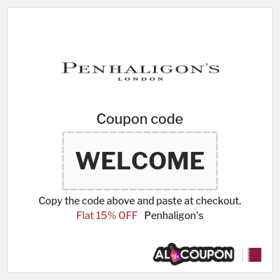 Coupon for Penhaligon's (WELCOME) Flat 15% OFF