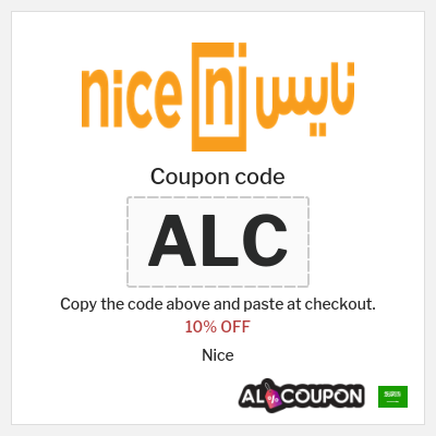 Coupon discount code for Nice 10% OFF