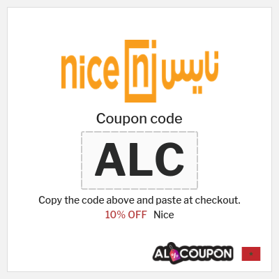 Coupon discount code for Nice 10% OFF